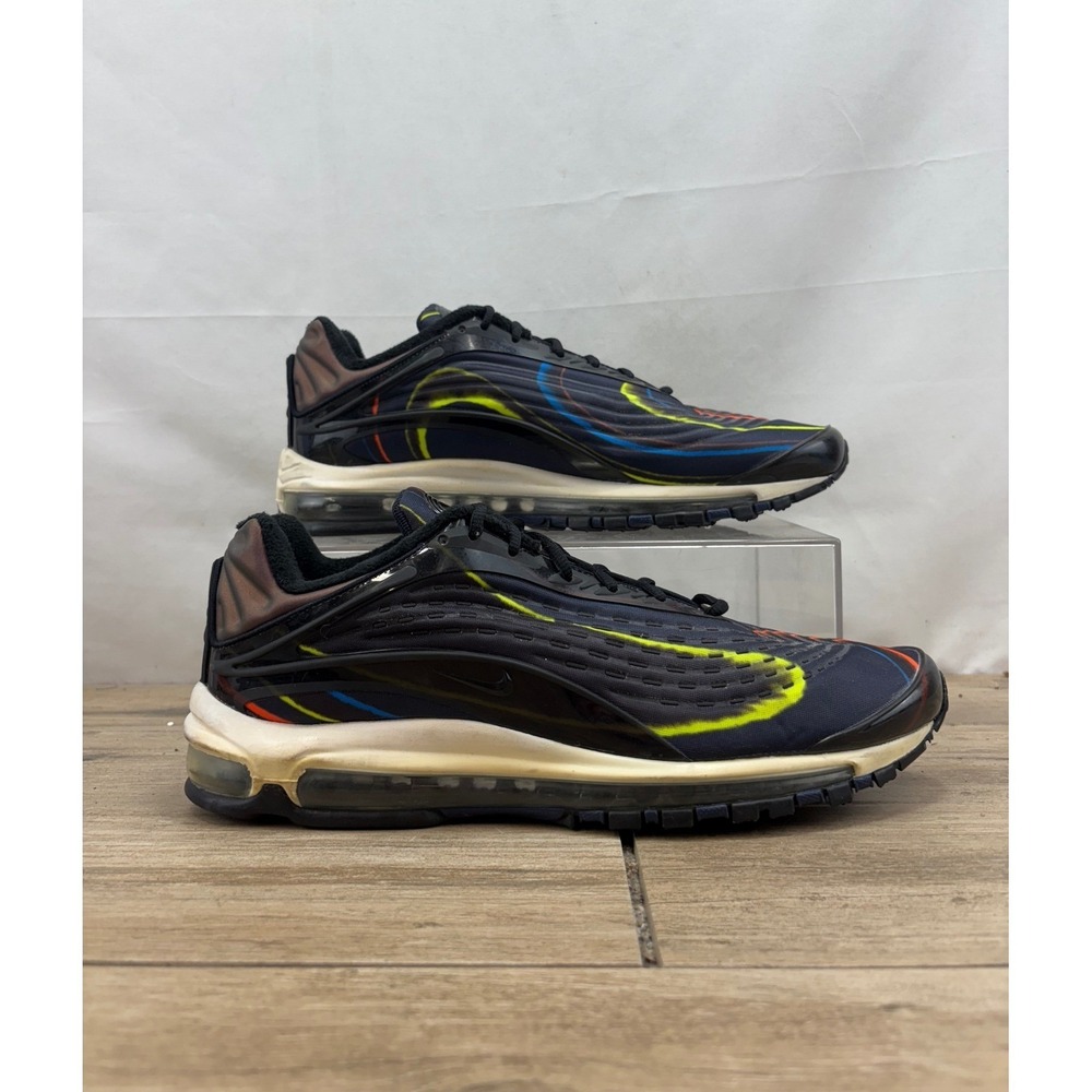 Nike Air Max Deluxe AJ7831-001 Black Multi Athletic Running Shoes Mens Size 14